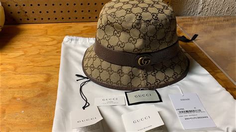 faux gucci bucket hat